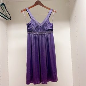 NWT BCBGMaxazria purple dress